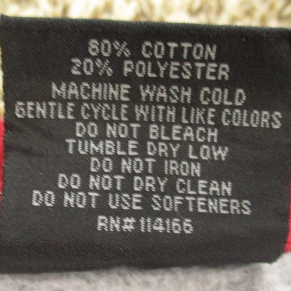 Indiana University Sweater Men's Large Gray Red Crew Neck Pullover Hoosiers NCAA - Picture 6 of 6